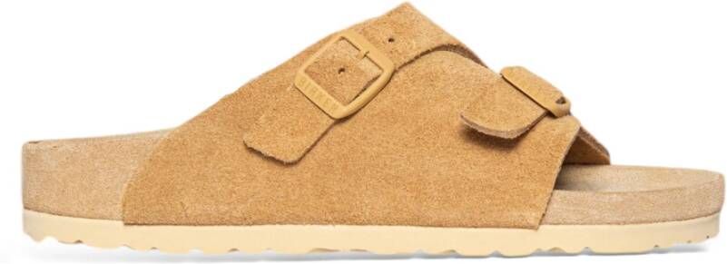 Birkenstock Exquise Suède Sandalen Beige Heren