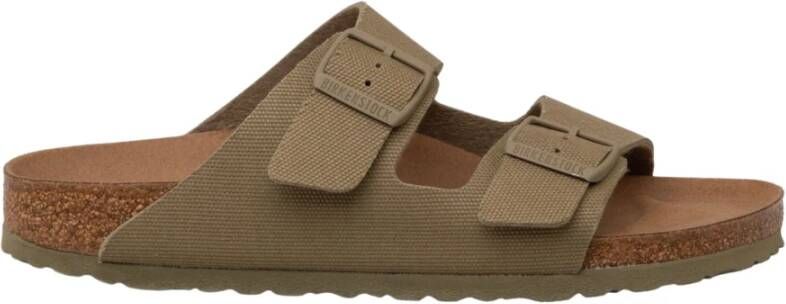 Birkenstock Iconische Arizona Faded Khaki Vegan Sandaal Brown Heren