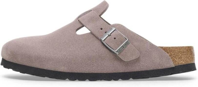 Birkenstock Faded Purple Smalle Sandalen Beige Heren