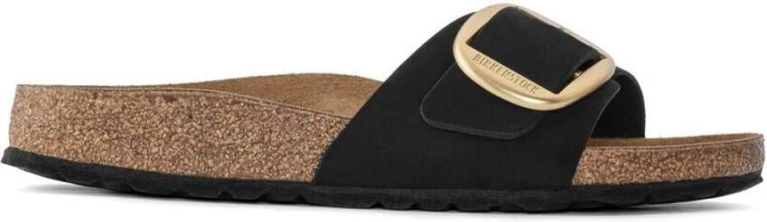 Birkenstock Flat Sandals Black Dames