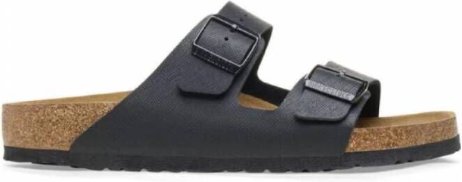 Birkenstock Flat Sandals Black Heren