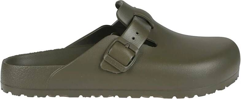 Birkenstock Flat Sandals Green Heren