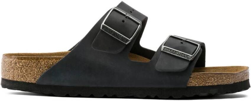 Birkenstock Flat Sandals Zwart Dames