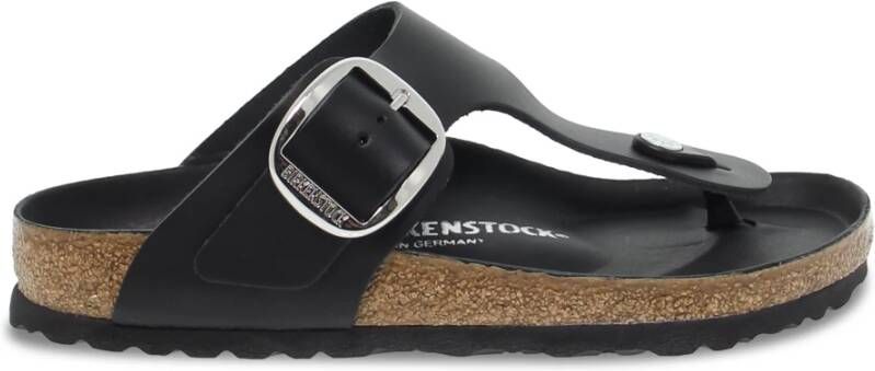 Birkenstock Flat Sandals Zwart Dames