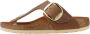 Birkenstock Gizeh Big Buckle Nl Womens Cognac Schoenmaat 35 Slides 1018745 - Thumbnail 3