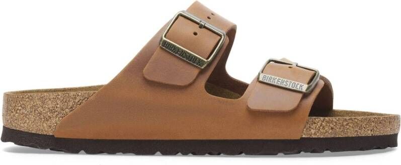 Birkenstock Geolied leren damessandaal Brown Dames