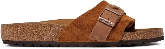 Birkenstock Gevlochten Mink Sandaal Brown Dames