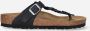 Birkenstock Gizeh Leren Sandalen Gevlochten Zwart Leer Leder - Thumbnail 29