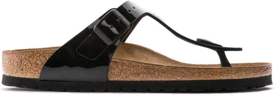 Birkenstock Gizeh Birko-Flor Sandalen Black Heren