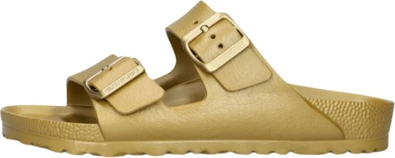 Birkenstock Gouden Arizona Eva Dames Slippers Yellow Dames