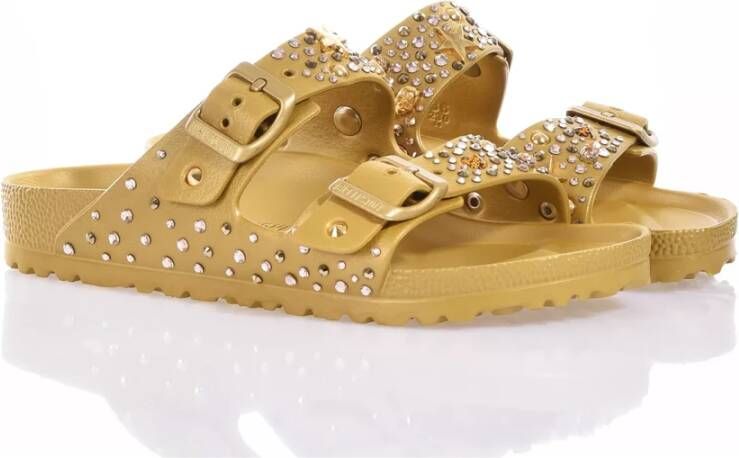 Birkenstock Gouden Sandalen voor Vrouwen Yellow Dames