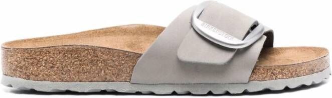 Birkenstock Grijze Madrid Big Buckle Sandalen Gray Dames