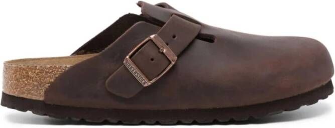 Birkenstock Habana Boston Sandalen voor Mannen Brown Dames