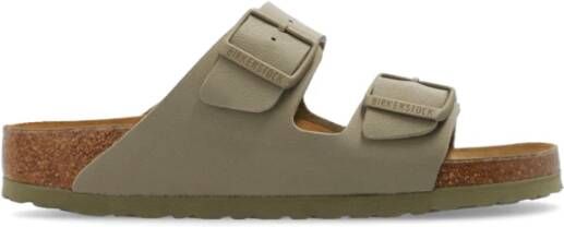 Birkenstock Khaki Slides Green Dames