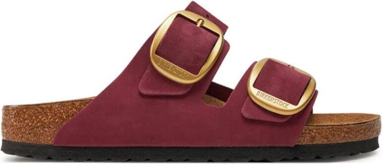 Birkenstock Klassieke Big Buckle Sandalen Red Dames