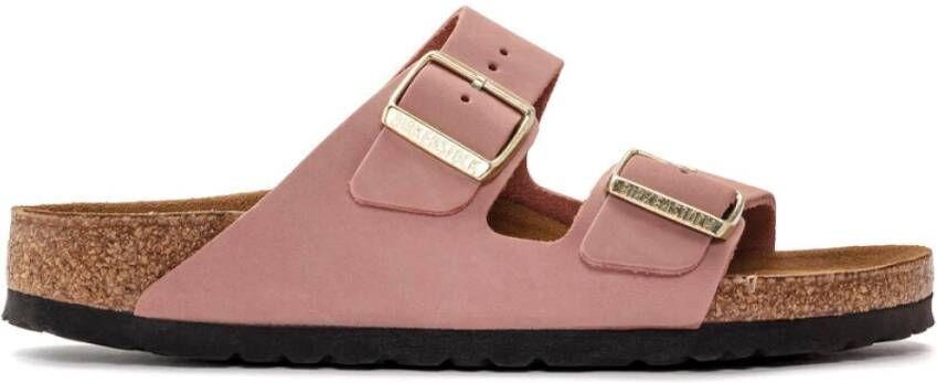 Birkenstock Klassieke Comfortabele Slider Sandaal Roze Dames