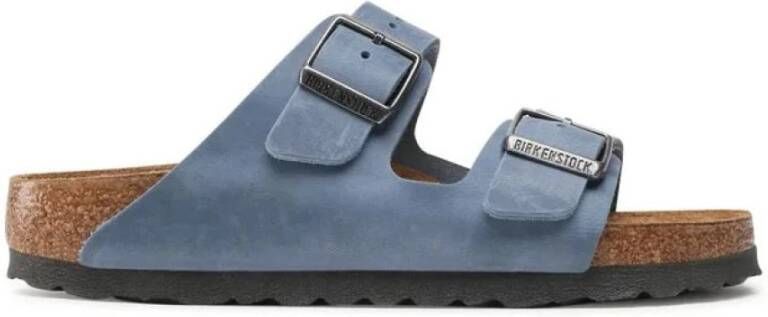 Birkenstock Klassieke damessandaal met twee bandjes Blue Dames