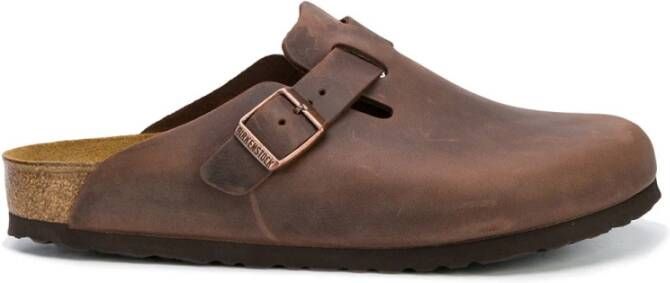 Birkenstock Klassieke Geolied Leren Klomp Brown Heren