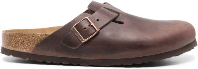 Birkenstock Klassieke Geolied Leren Klompen Brown Heren