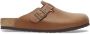 Birkenstock Klassieke Lederen Clog Brown - Thumbnail 9