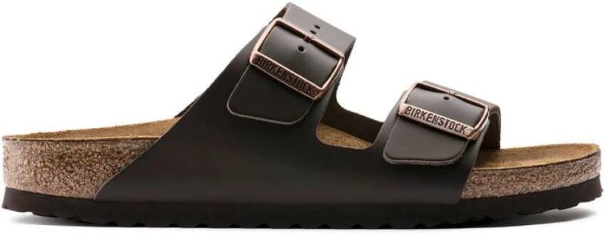 Birkenstock Klassieke Leren Dames Sandaal Brown Dames