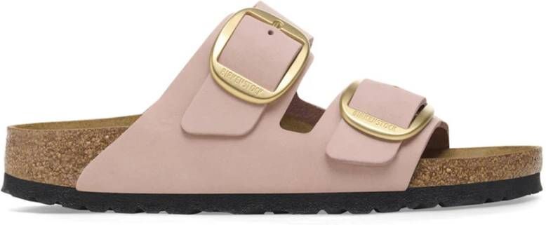 Birkenstock Klassieke Leren Sandaal Pink Dames