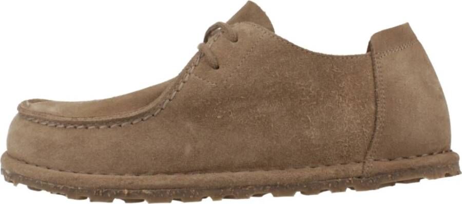 Birkenstock Klassieke Veterschoenen in Zwart Brown Dames