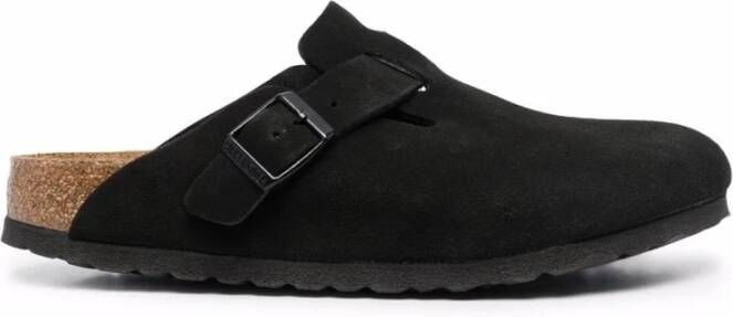 Birkenstock Boston Vl Corduroy Sandalen & Slides Schoenen black maat: 38 beschikbare maaten:36 37 38 39 40