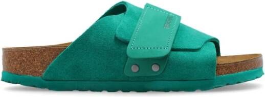 Birkenstock Kyoto slides Groen Dames