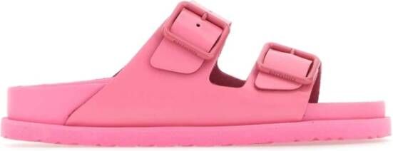 Birkenstock Leren Avantgarde Slippers Pink Heren