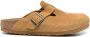 Birkenstock Leren Beige Klompen Geribbeld Ontwerp Mannen Beige Heren - Thumbnail 1