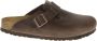 Birkenstock Boston Tabacco Brown narrow Fettleder Oiled Leather Unisex Pantoffels Tabacco Brown - Thumbnail 4