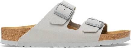 Birkenstock Lichtgrijze Twee-band Sandaal Stijlvolle Toevoeging Gray Heren