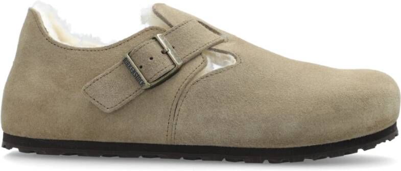 Birkenstock London Shearling Schoenen Gray Dames