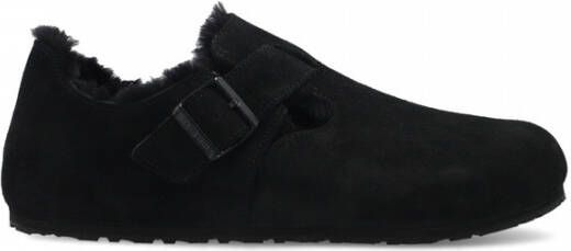 Birkenstock London suede shoes Zwart Heren