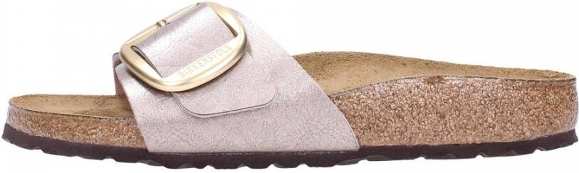 Birkenstock Madrid Big Buckle Graceful Sandals Beige Dames