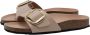 Birkenstock Madrid Narrow Big Buckle Natural Leather Patent High-Shine New Beige - Thumbnail 17