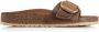 Birkenstock Madrid Big Buckle bruin vetleer regular sandalen dames (1006524) - Thumbnail 1