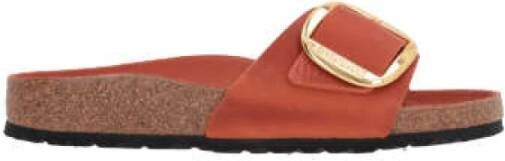 Birkenstock Madrid Big Buckle Sandalen Orange Dames