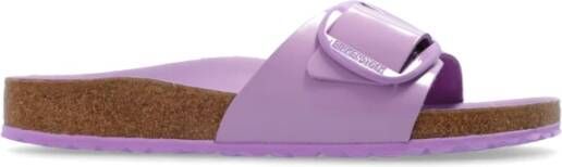 Birkenstock Madrid Big Buckle Slippers Purple Dames