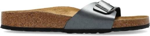 Birkenstock Madrid BS Slides Gray Dames