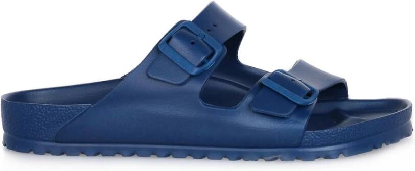 Birkenstock Marineblauwe EVA Slippers voor Heren Blauw Heren