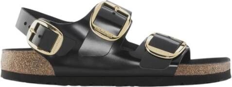 Birkenstock Milano Big Buckle Sandaal Black Dames