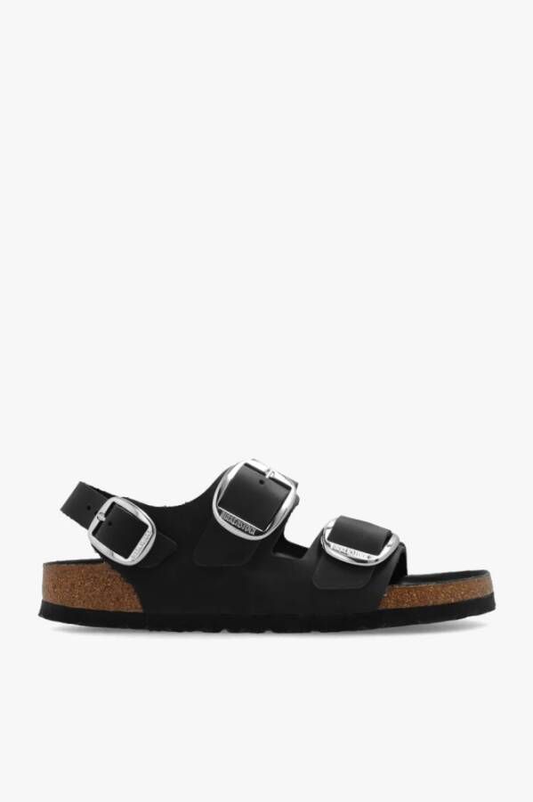 Birkenstock Milano Big Buckle sandalen Black Dames