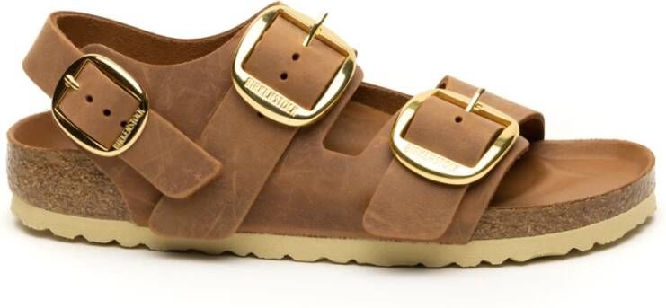 Birkenstock Milano Big Buckle Sandalen Brown Dames