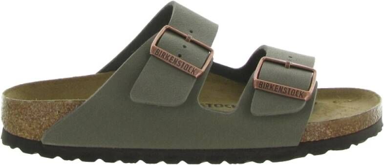 Birkenstock Milano Big Buckle Sandalen Green Heren