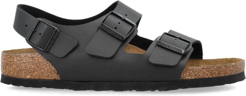 Birkenstock Milano Biribuc Sandalen Black Heren