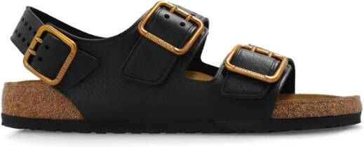 Birkenstock Milano Bold Gap sandalen Black Heren