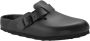 Birkenstock Boston Mules van gecoat leer Zwart Unisex - Thumbnail 12