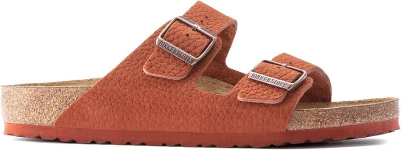 Birkenstock Nubuck Arizona Sandalen Rood Heren